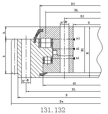 湖北13系列外齒型轉(zhuǎn)盤(pán)支承